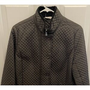 Cambridge Dry Goods Quilted Full Zip Jacket Olive Green Outdoor Forest Classic